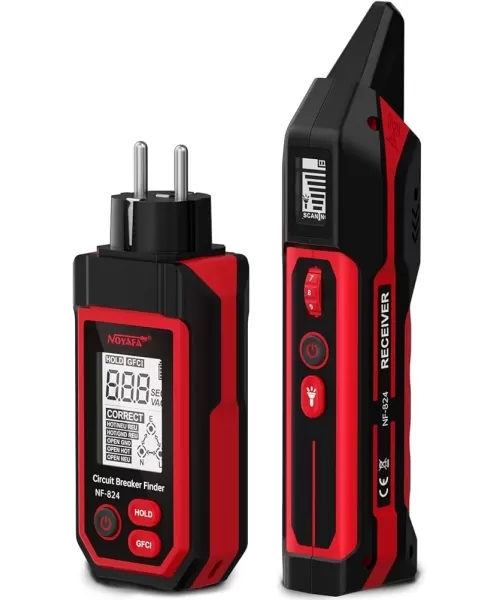 NOYAFA NF-824EU Sigorta Bulucu ve GFCI Test Cihazı LCD Ekranlı NCV