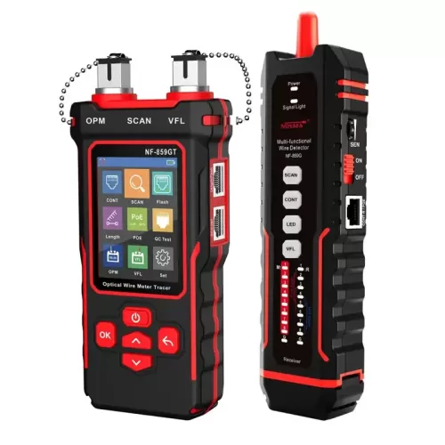 NOYAFA NF-859GT 10-in-1 Ağ ve Fiber Kablo Test Cihazı RJ45 RJ11 CAT5 CAT6 POE VFL OPM NOYAFA NF-859GT 10-in-1 Ağ ve Fiber Kablo Test Cihazı RJ45 RJ11 CAT5 CAT6 POE VFL OPM