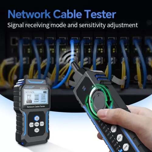 Noyafa NF-8209 Pro Ağ Kablosu Test Cihazı Tonlama ve Prob Kiti Noyafa NF-8209 Pro Ağ Kablosu Test Cihazı Tonlama ve Prob Kiti