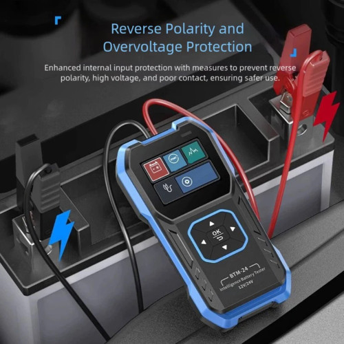FNIRSI BTM-24 12V/24V Dijital Akü Test Cihazı FNIRSI BTM-24 12V/24V Dijital Akü Test Cihazı