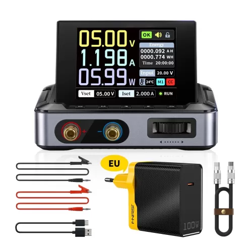 FNIRSI DPS-150 H Plus 0-30V 5A 150W Mini DC Programlanabilir Güç Kaynağı Full Set FNIRSI DPS-150 H Plus 0-30V 5A 150W Mini DC Programlanabilir Güç Kaynağı Full Set