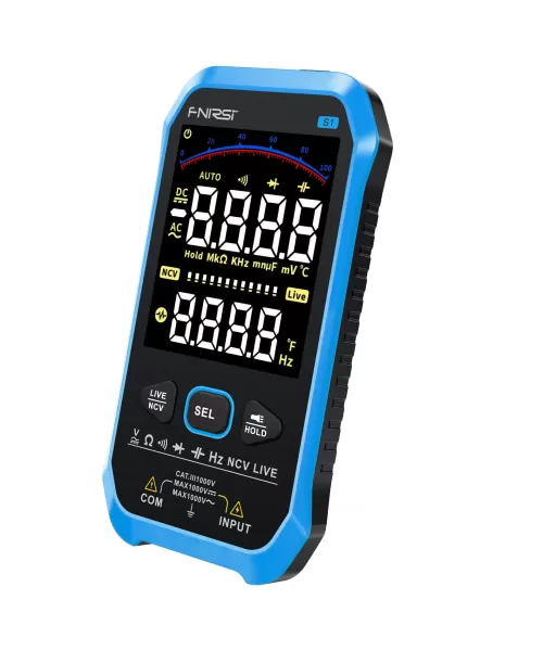 FNIRSI S1 Dijital Multimetre Otomatik Ölçüm 9999 TRMS Sayımı