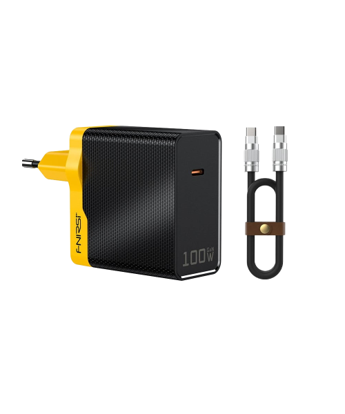 FNIRSI USB Type-C PD Şarj Kablosu + 100W PD GaN Adaptör Seti FNIRSI USB Type-C PD Şarj Kablosu + 100W PD GaN Adaptör Seti