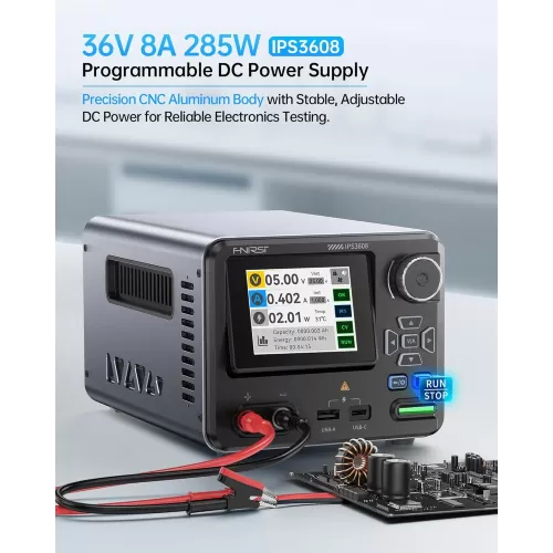 Fnirsi IPS3608 AC-DC Akıllı Dijital Kontrol Güç Kaynağı
