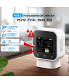 FNIRSI SFD-02 4'ü 1 Arada İç Hava Kalitesi Monitörü – Dokunmatik Ekranlı HCHO & TVOC Ölçüm Cihazı
