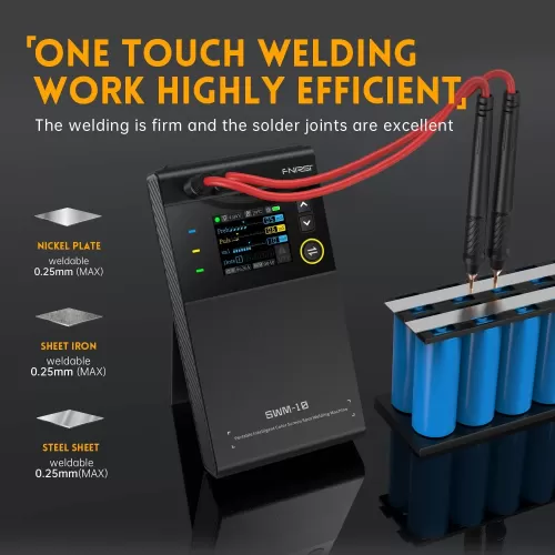 Fnirsi SWM-10 Taşınabilir Akıllı Renkli Ekran Nokta Pil Punta Makinesi