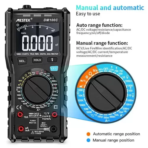 Mestek DM-100C Dijital Multimetre Mestek DM-100C Dijital Multimetre
